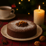 Gâteau moelleux aux poires, miel et noix